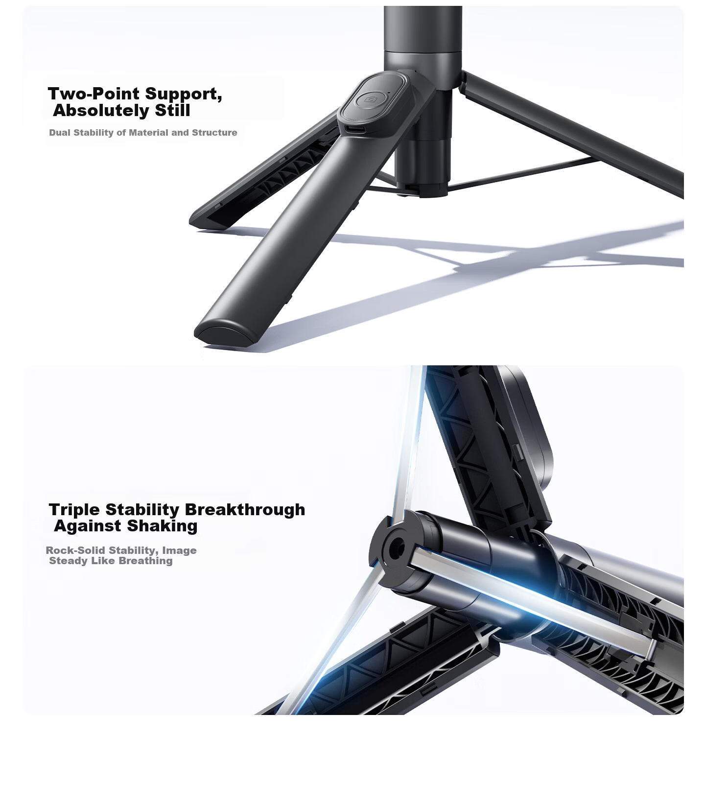 Philips Magnetic Phone Selfie Stick Portable Travel Selfie Tool Outdoor Vlog Live Streaming Photography Universal Accessory MagSafe Magnetic Rotating Anti-Shake Tripod 5319 6
