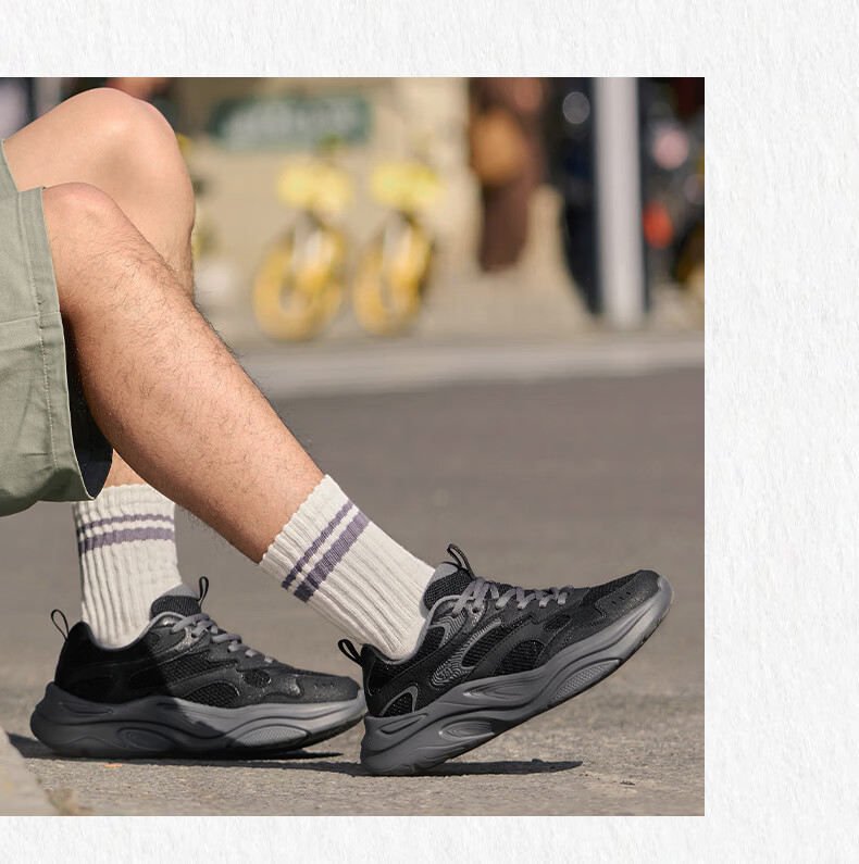 361° Men's Casual Shoes Summer Breathable Lightweight Commuter Sports Retro Versatile Dad Sneakers 672616781-4 10