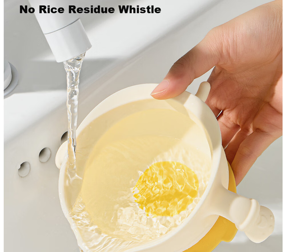 Beitais Egg Drop Soup Bowl Baby Training Silicone Integrated Suction Children's Tableware 23