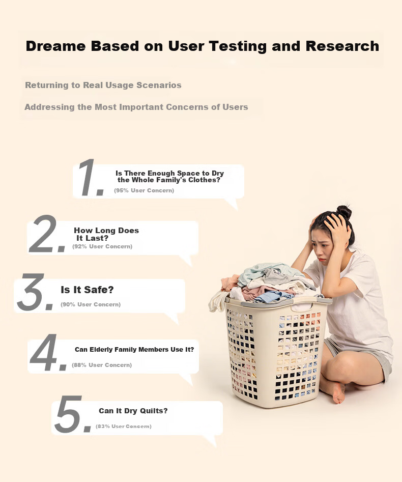 Dreame Electric Clothes Drying Rack Balcony Invisible Smart Clothes Rod Embedded Automatic Lifting Telescopic Drying Rack S2 4
