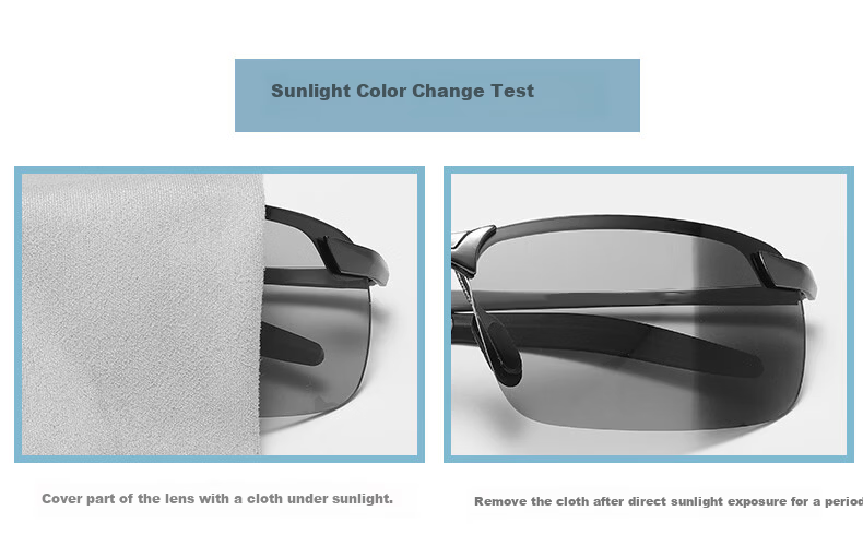BWNK Polarized Smart Photochromic Sunglasses for Men Cycling Fishing Day and Night UV Protection 5