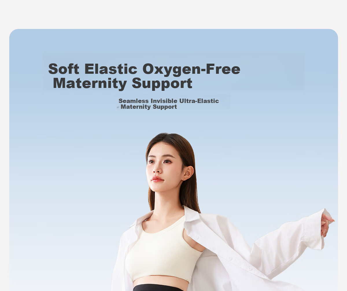JOYNCLEON Maternity Leggings Spring and Autumn Adjustable Belly Support High Waist Skinny Maternity Pants Black XL Jyk155167 1