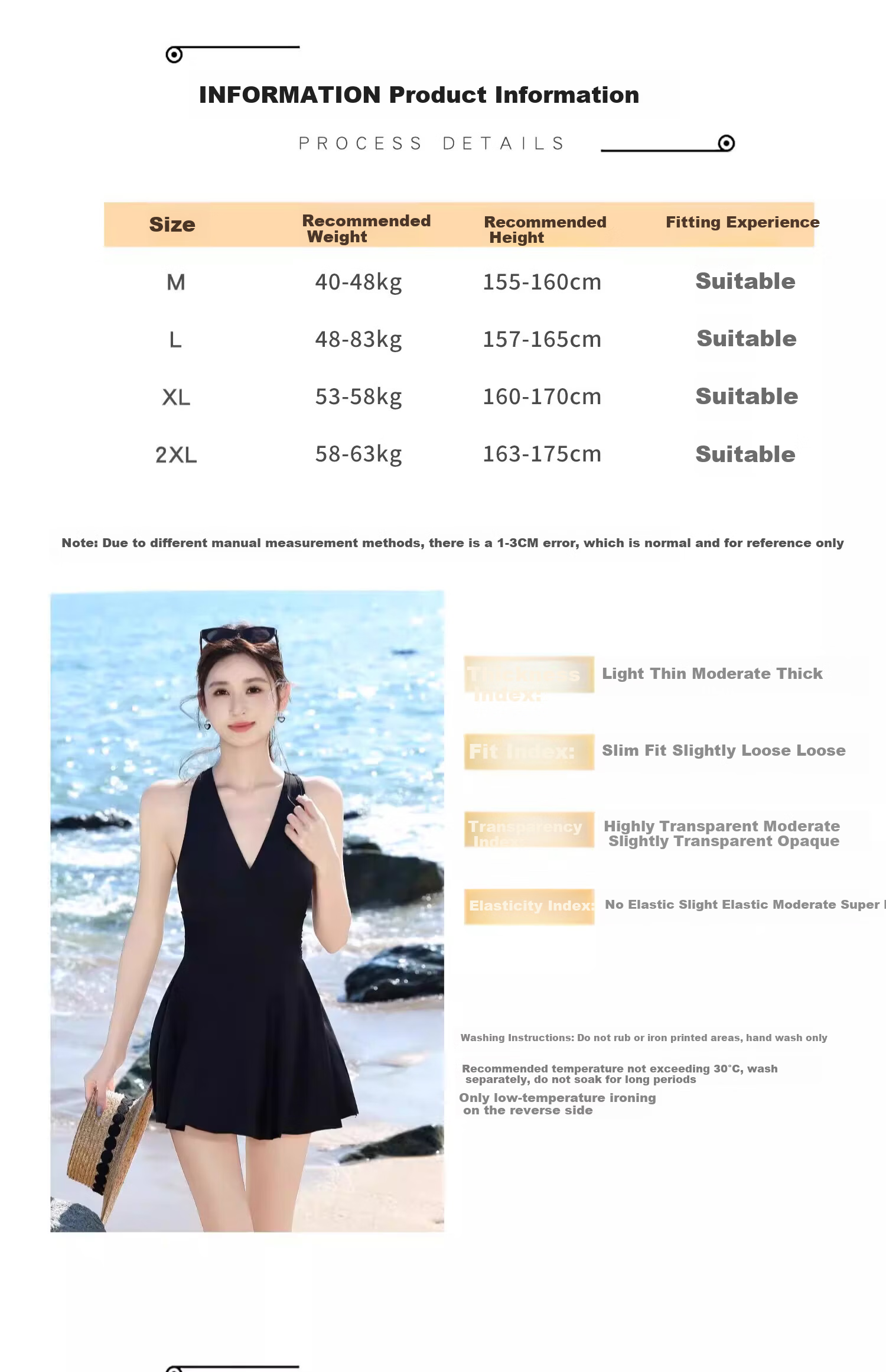 Caramella Women's One-Piece Swimsuit Slim Fit Tummy Control Stretch Quick-Dry Conservative Swimwear for Adults 3