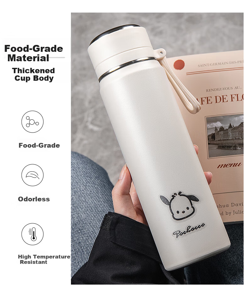 COOKSS Sports Water Bottle for Men, Portable Plastic, High-Temperature Resistant, Large Capacity, Kids and Students, 2026 New Model 4