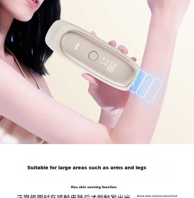 AUX Hair Removal Device Dual Lamp Sapphire Ice Point Full Body Underarm Private Use Home ProMax 24J Valentine's Day Gift High Power 14