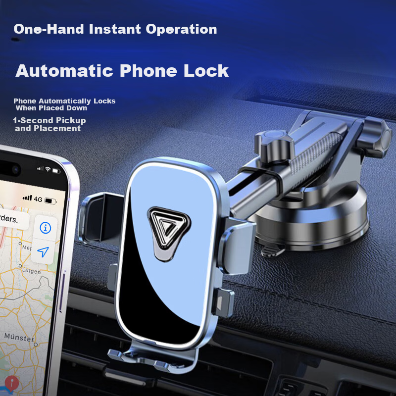 Xuanqin Xuanxiang Car Phone Holder Automotive Navigation Mount 2026 New Multifunctional 360-Degree Rotatable Suction Cup Type