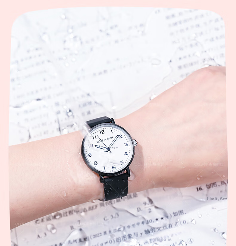 COJR Women's Watch Silent Mechanical Luminous Quartz for Middle and High School Students Exam Use 6