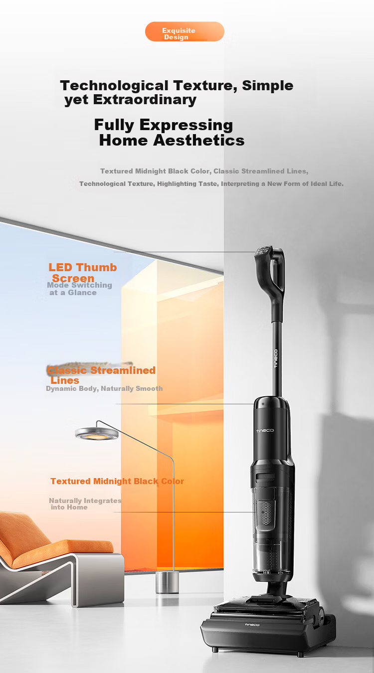 TINECO Multi-Functional Version, 1 Machine 5 Uses, Household Floor Washer, All-In Mop And Vacuum, Automatic Cleaning Floor Sweeping Robot, Integrated Mopping And Washing Machine 18