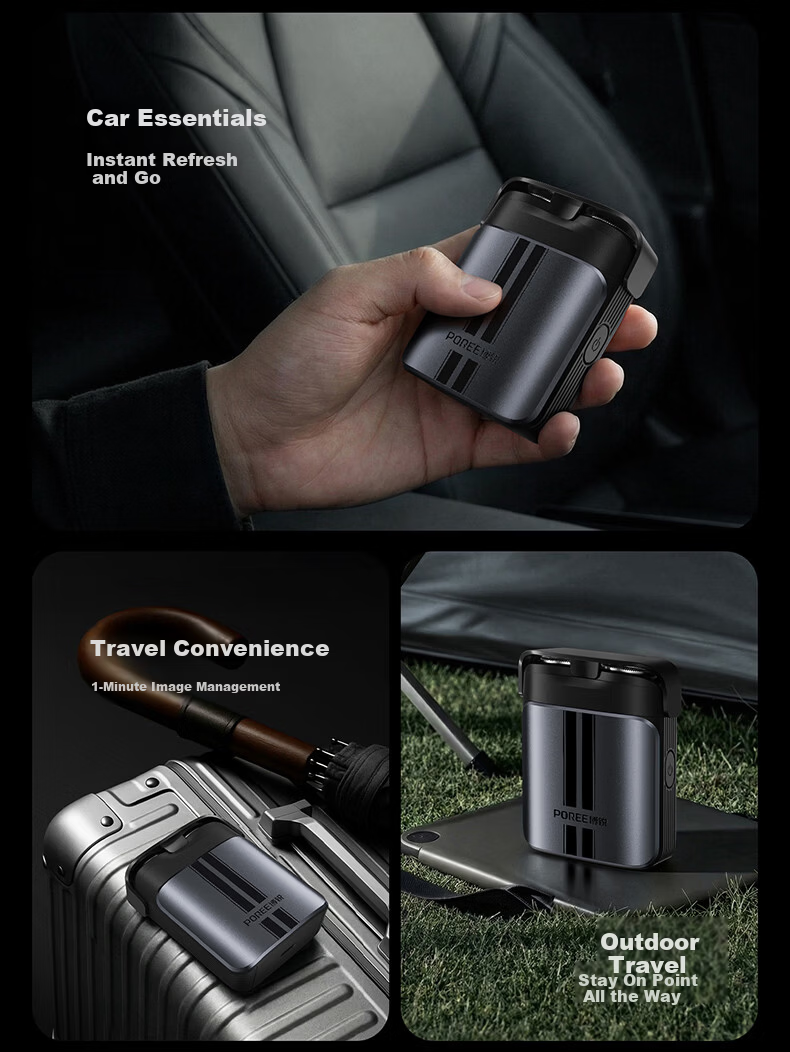 FLYCO Borui Series Electric Shaver Men's Portable Rotary Waterproof Quick Charge Digital Display P28 Gift for Husband Boyfriend Holiday Birthday New Year 13