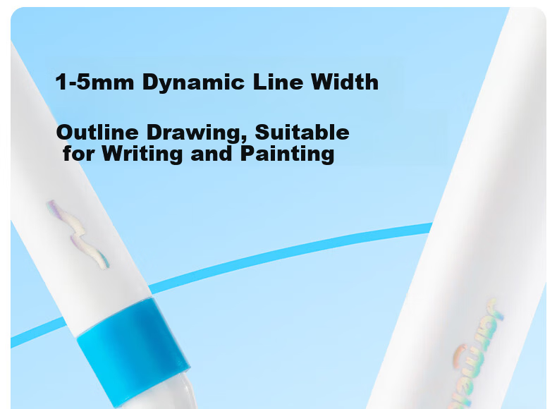 Melo Childhood Kids Double-Ended Erasable Water-Based Whiteboard Markers 12 Colors Educational Drawing Pens for Kindergarten Students Home Doodling 4