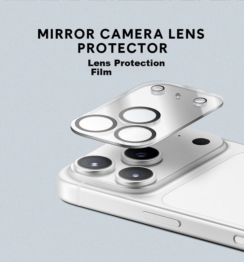 CASETIFY HD Lens Protector iPhone 17 Pro Max Mirror Lens Protector 2