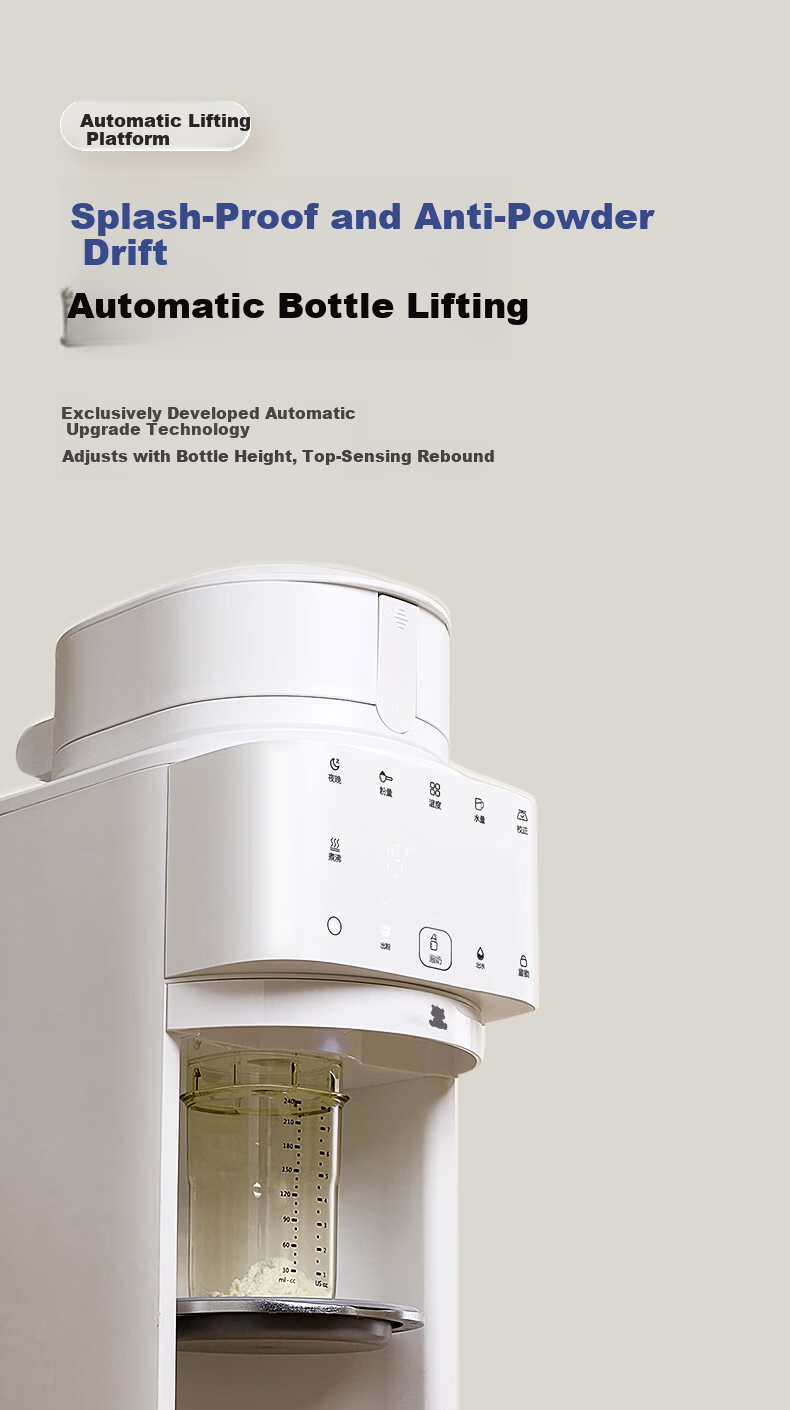 Little White Bear Fully Automatic Milk Frother with Glass Pot Beethoven M2+ Milk Shaker and Warmer Octopus R1 Combo 11