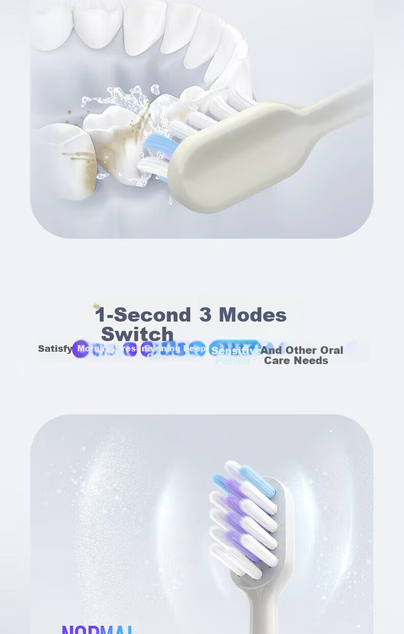 Leng Suan Ling [Wu Lei Recommended] S800 Sonic Vibration Electric Toothbrush Adult/Student Birthday Gift Couple Gift for Him/Her 16