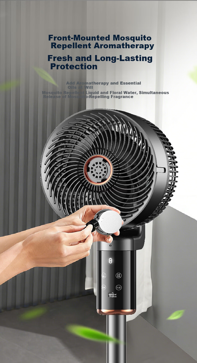 DIAMOND Air Circulation Fan Electric Fan Home Oscillating Pedestal Fan High Wind Ultra-Quiet Living Room Bedroom Fan 2503J with 10% Off for Top Streamers 14