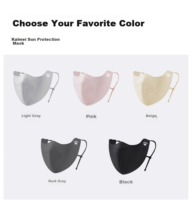 KELME Unisex Antibacterial Sun Protection Face Mask UV Protection Breathable 3D Outdoor Cycling Driving Mask 14