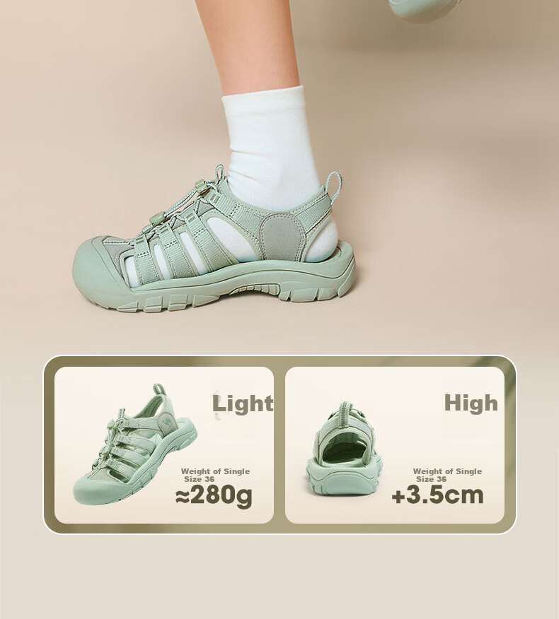 CAMEL Haibei Cute Hollow Outdoor Beach Sandals Men L16M162001 Silver Gray (Men's) Size 39 12