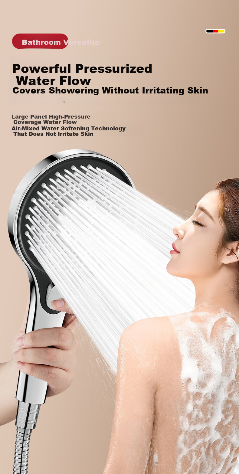 HOMK German Shower Faucet Mixer Valve Bathroom Hot and Cold Water Mixer Valve Bath Mixer Valve 10