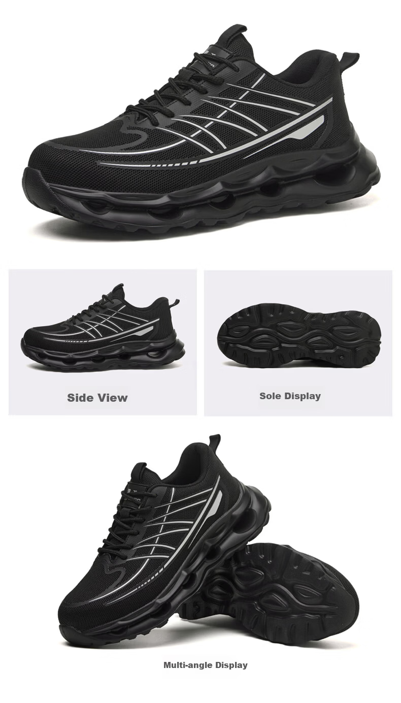 AOWANG Ultra-Light Soft Sole Safety Work Shoes Anti-Smash Anti-Puncture Insulated 10KV Wide Toe Comfortable Protective Electrician Shoes AW-925-45 18
