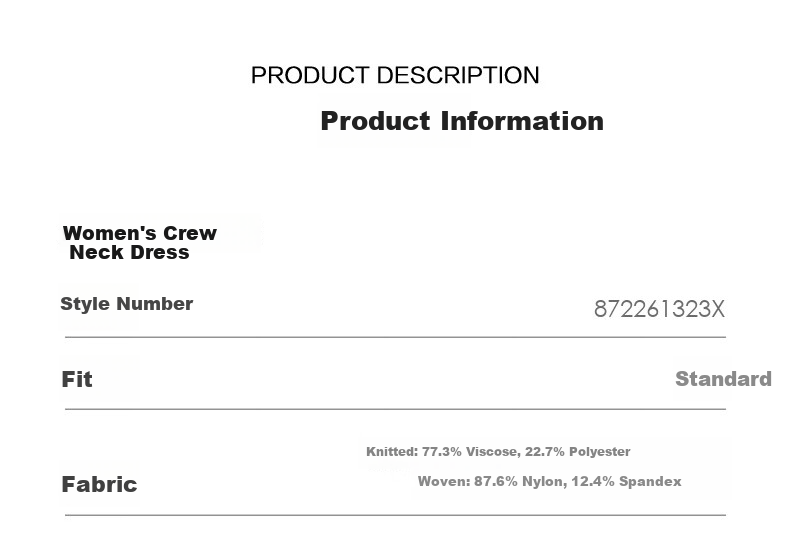 Biyinlefen [Comfort Stretch Knit Fabric] 2026 Spring Summer New Women's Fashion Casual Commuter Crew Neck Short Sleeve Dress 2