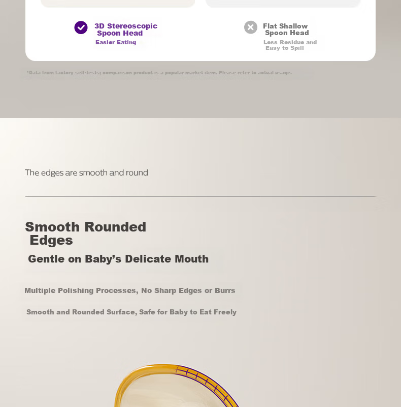 AVENT Philips Baby PPSU Feeding Spoon Toddler Self-Feeding Training Large Bowl Spoon JD Self-Operated 7