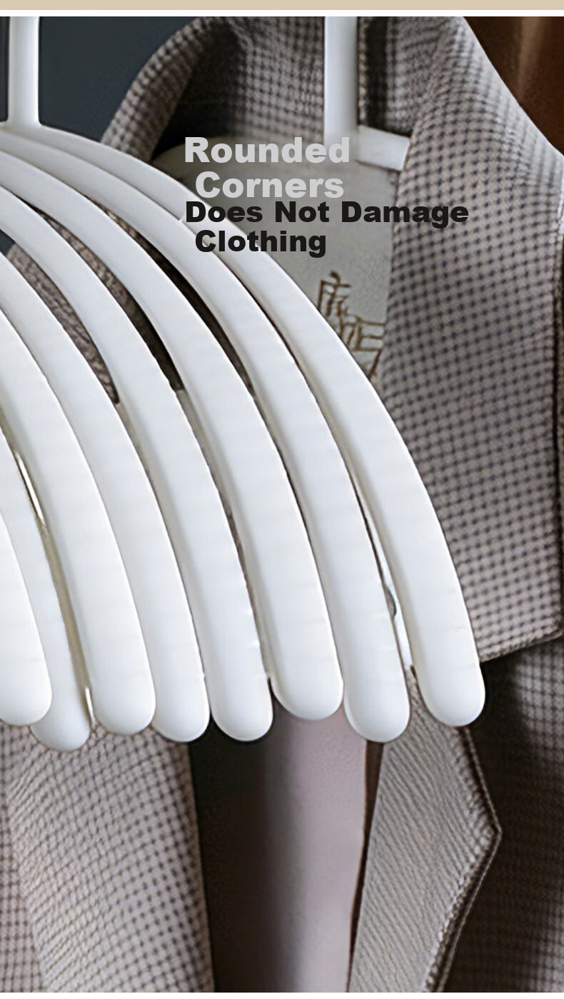 Tiger Mister Non-Marking Household Clothes Hanger Wardrobe Storage Anti-Slip Wide Shoulder Adult Clothes Hanger 3