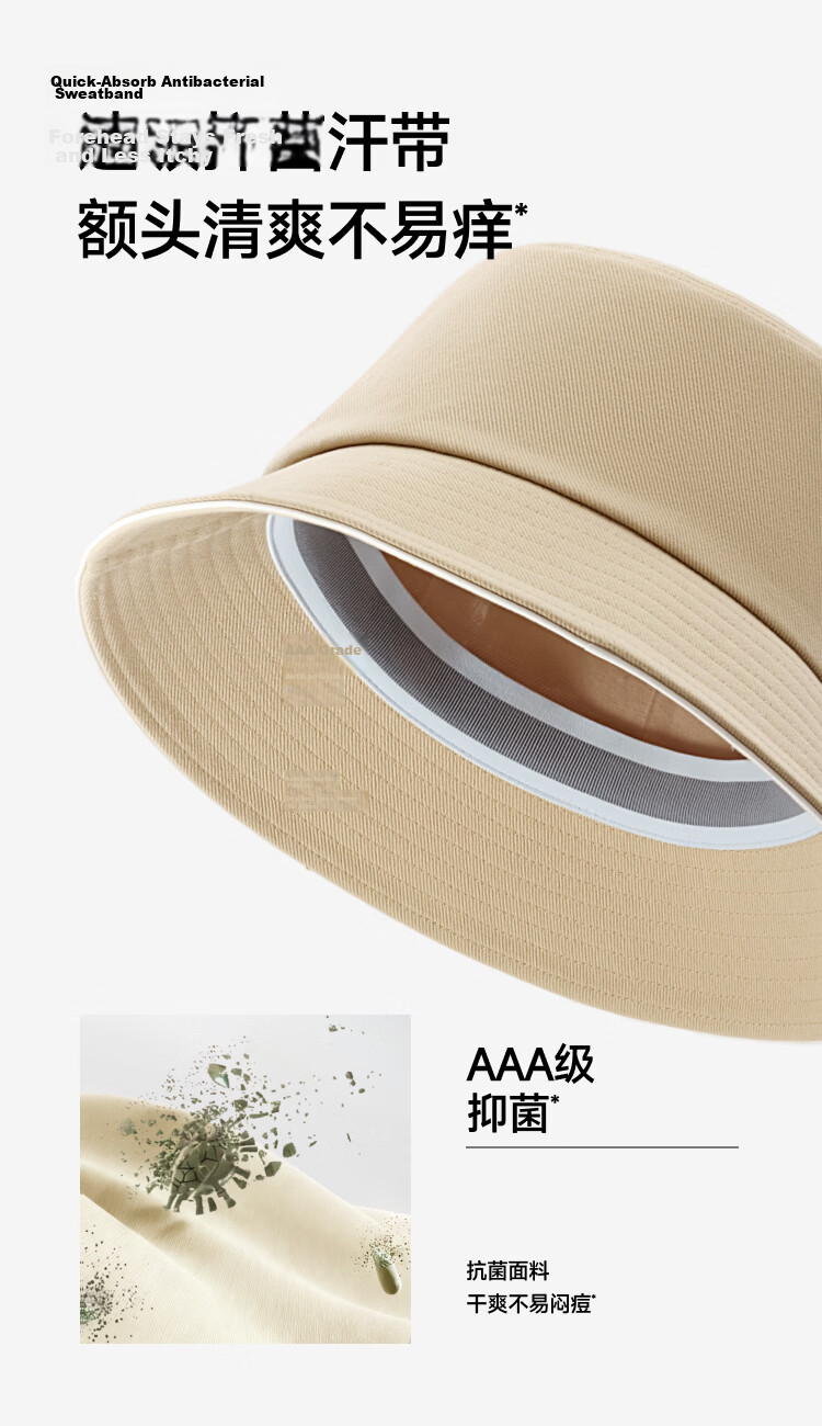 Beneunder Fisherman Hat Summer Sunshade Hat Unisex Outdoor Casual Sun Protection Windproof Face Slimming CT025 9