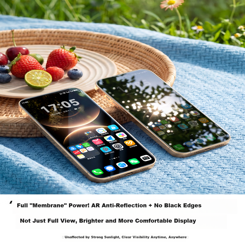 Torras Boundless AR Film [AR Anti-Reflective Magnetic Sputtering + No Black Edges] Compatible with Huawei Pura90 Pro Max Tempered Glass Screen Protector Ultra Clear Anti-Drop Film