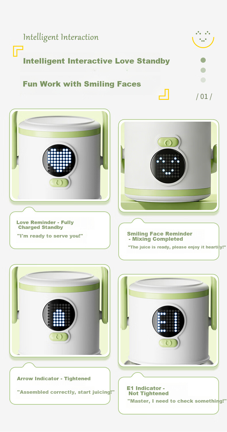 Zhenmi [Top Streamer 10% Off] Small Portable Juicer [J15 Upgraded Version] Multifunctional Juicer with Double Lid Smoothie Blender Cup 2