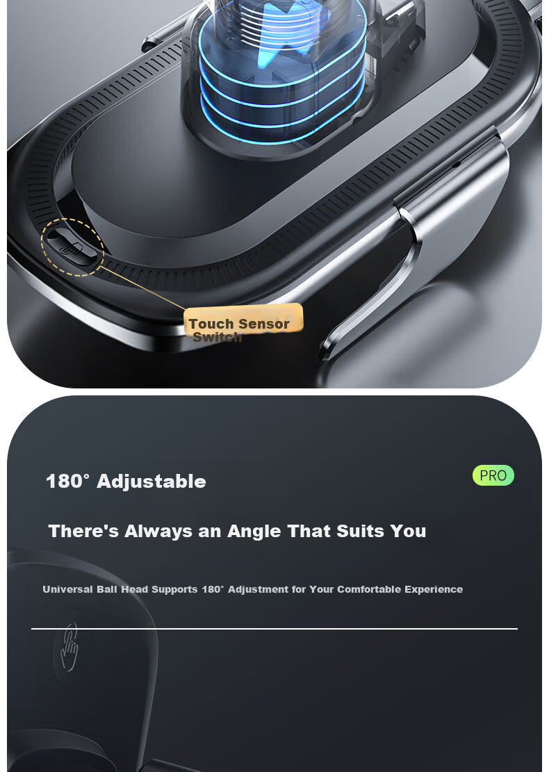 Newsmy Audi A4L/Q5L Car Wireless Charging Phone Holder 11