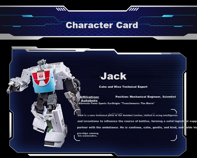 Transformers Studio Series Deluxe Class 86 Movie Jack G2198 Kids Boys Toy Figure 2