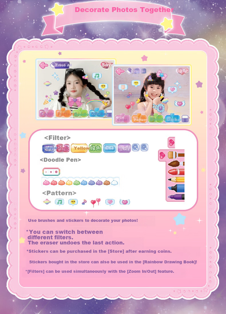 Qimiaomengko Toy Shining Meteor Mengko Playground Set Scene Combination Moonlight Starlight Mengko Girl New Year Gift 8
