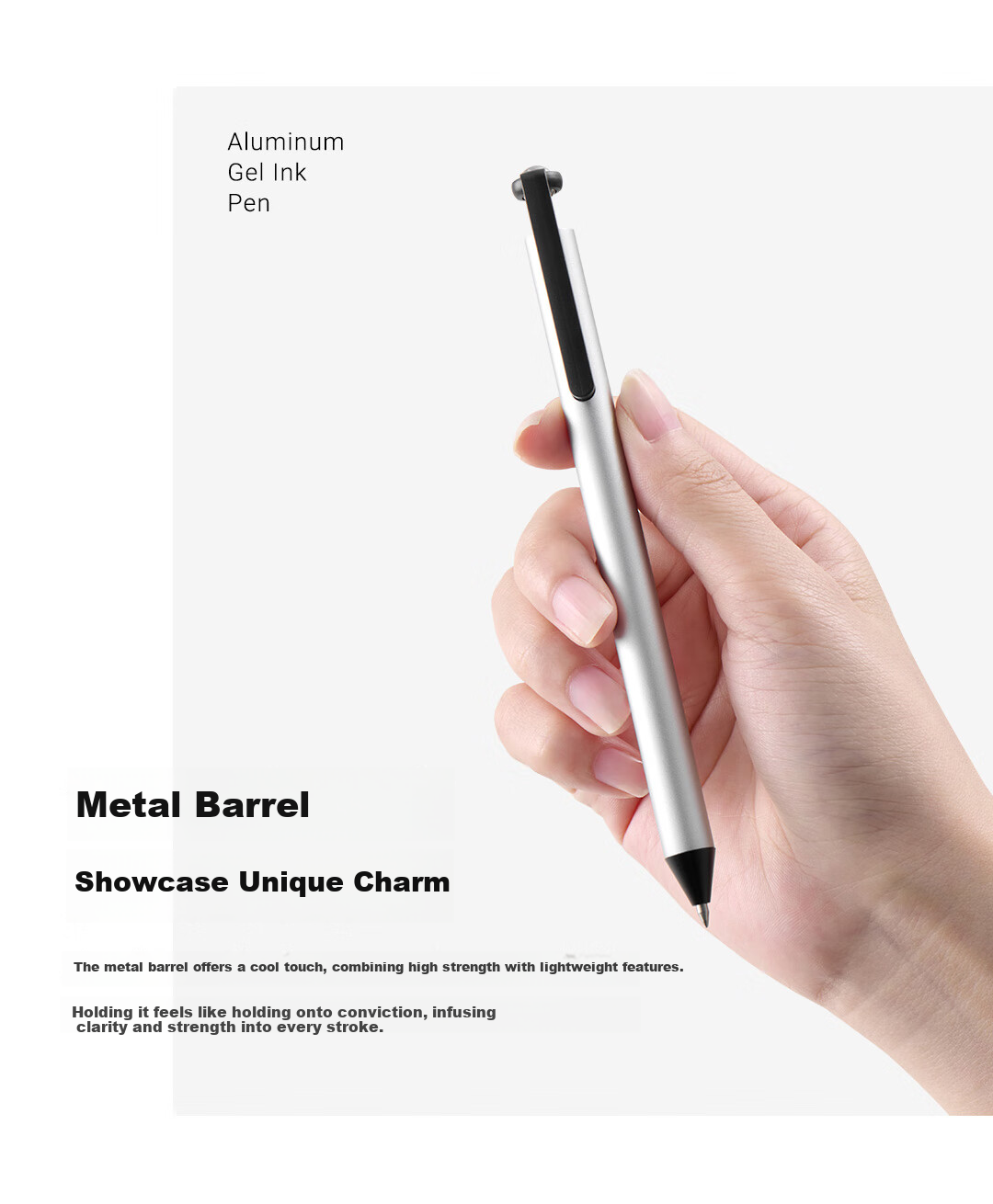 KACO Future Floating Metal 0.5mm Gel Pen Black Ink Carbon Pen Yao Yan Black Single Transparent Box FLOAT Fule 5