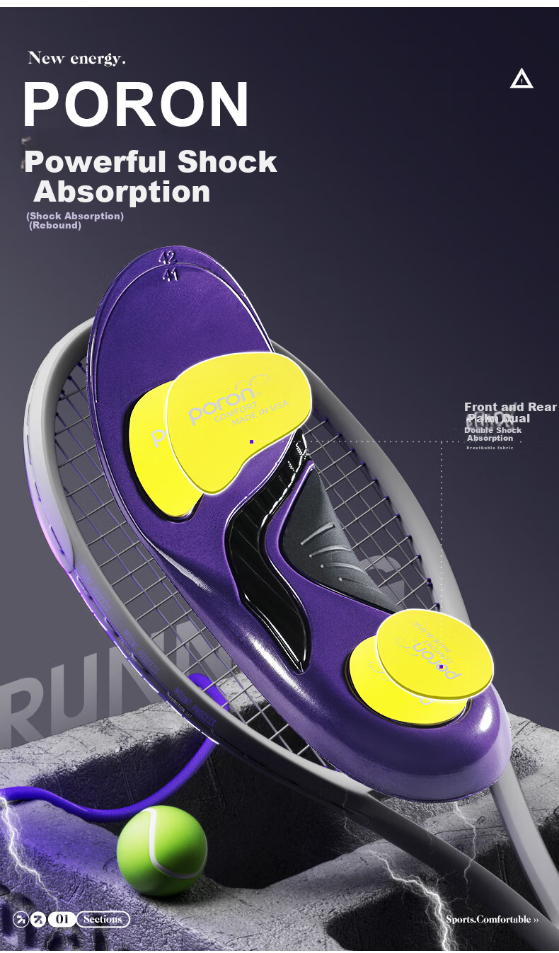 Maigao Le 7A Antibacterial 30° Arch Support Flat Foot Comfortable Long-Standing Sports Insoles Hiking Use Size 43-44 3