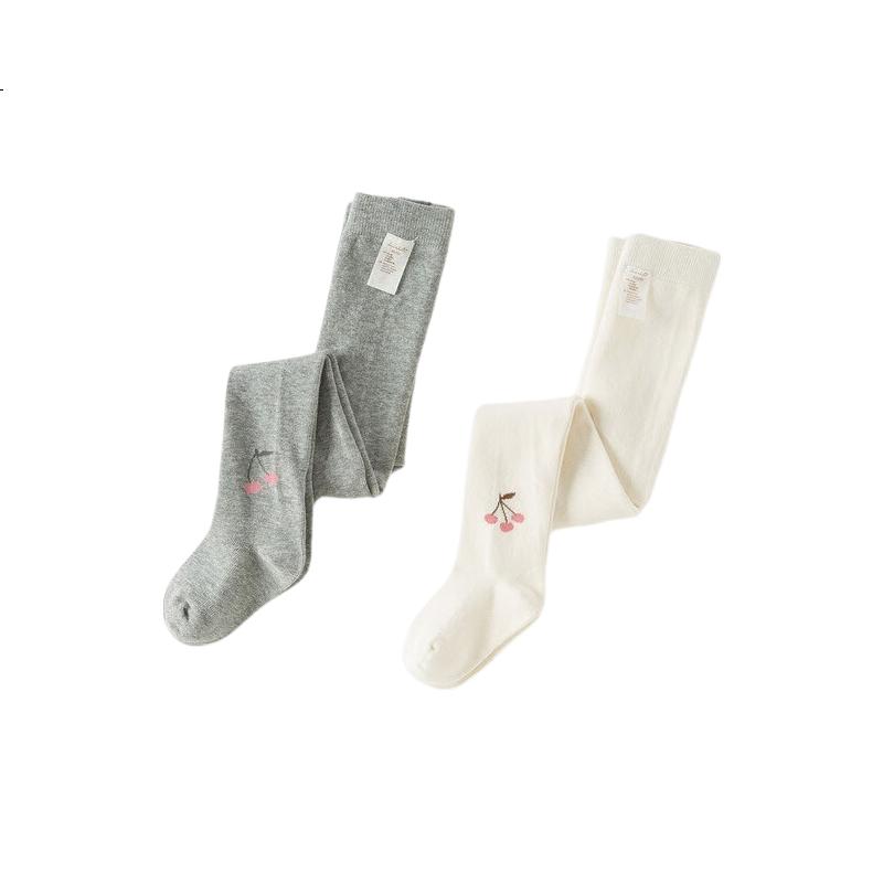 David Bella Girls' Footed Tights Autumn Girls' Leggings Baby Stretch Socks