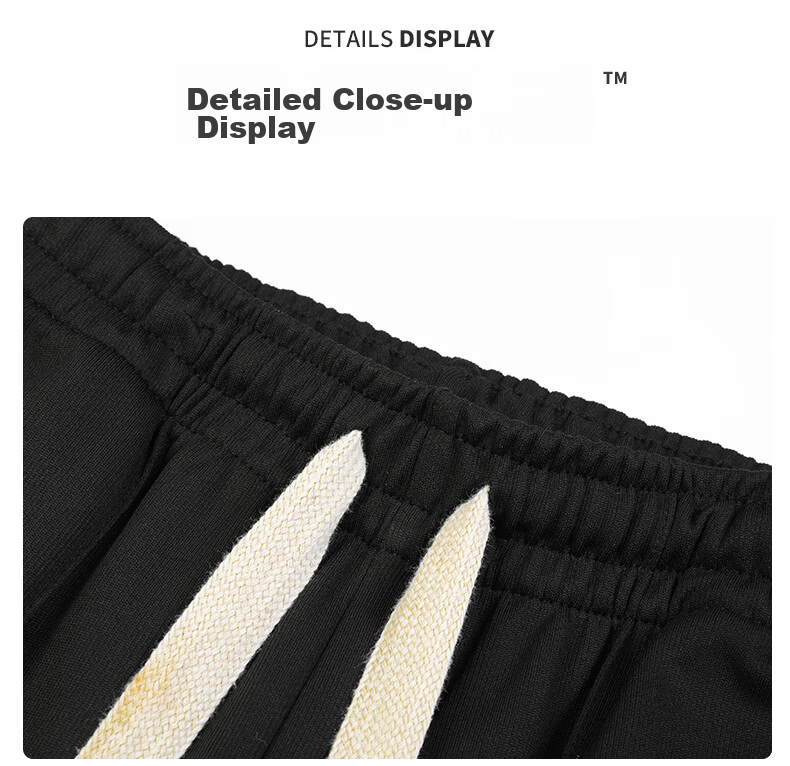 GLM Men's Casual Loose Fit Wide Leg Draped Sports Sweatpants Comfortable Long Pants 19