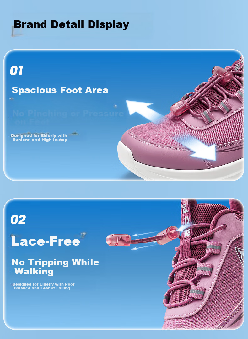 Zulijian Elderly Summer Breathable Casual Shoes Soft Sole Summer Walking Shoes 26213067T Men's Casual Blue Size 43 13