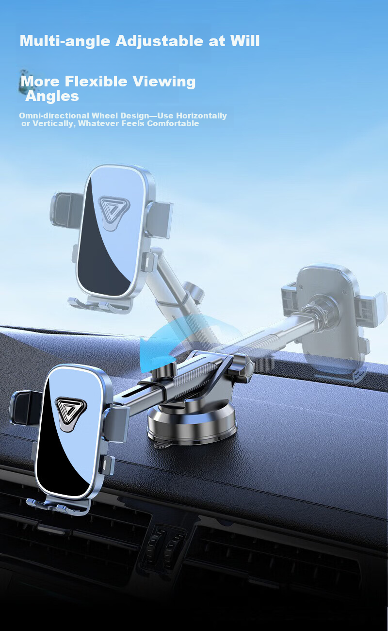 Xuanqin Xuanxiang Car Phone Holder Automotive Navigation Mount 2026 New Multifunctional 360-Degree Rotatable Suction Cup Type 6