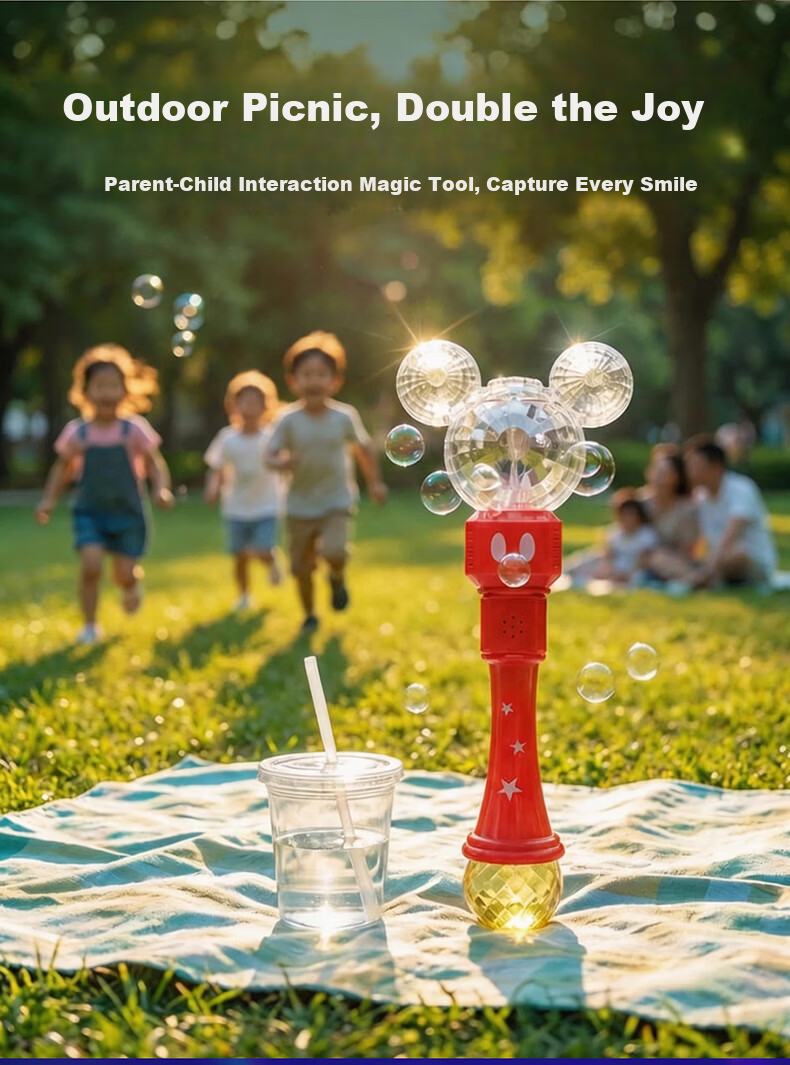 Beishangxing Official Children's Bubble Machine Electric Bubble Wand Bubble Gun Toy Amusement Park Style Children's Day Gift 8