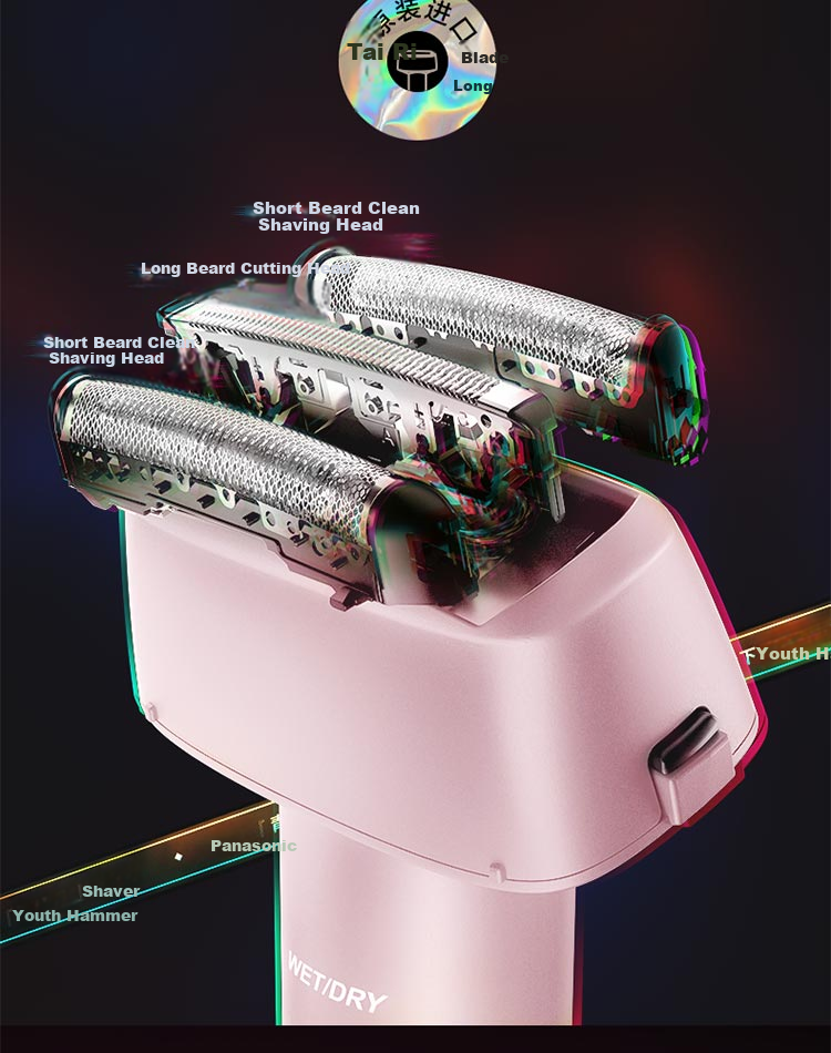 Panasonic Youth Hammer Reciprocating Electric Shaver ES-RM31 Black 5