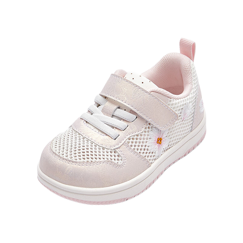BALABALA Children's Shoes, Baby Walking Shoes, Kids' Sneakers, Girls' White Shoes, Chinese Style Embroidery, Summer 2025 New, 209225145011