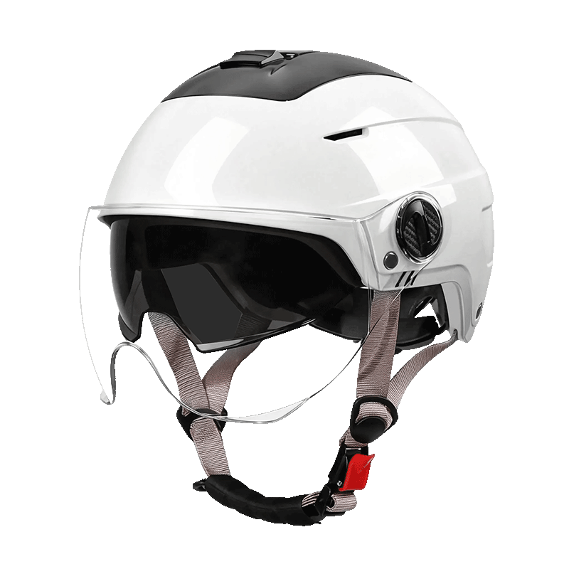 Lyevre Electric Bike Helmet Unisex Summer Safety Cap Electric Scooter Motorcycle Four-Season Universal Sunproof Rainproof Lightweight Half Helmet 3C Certified