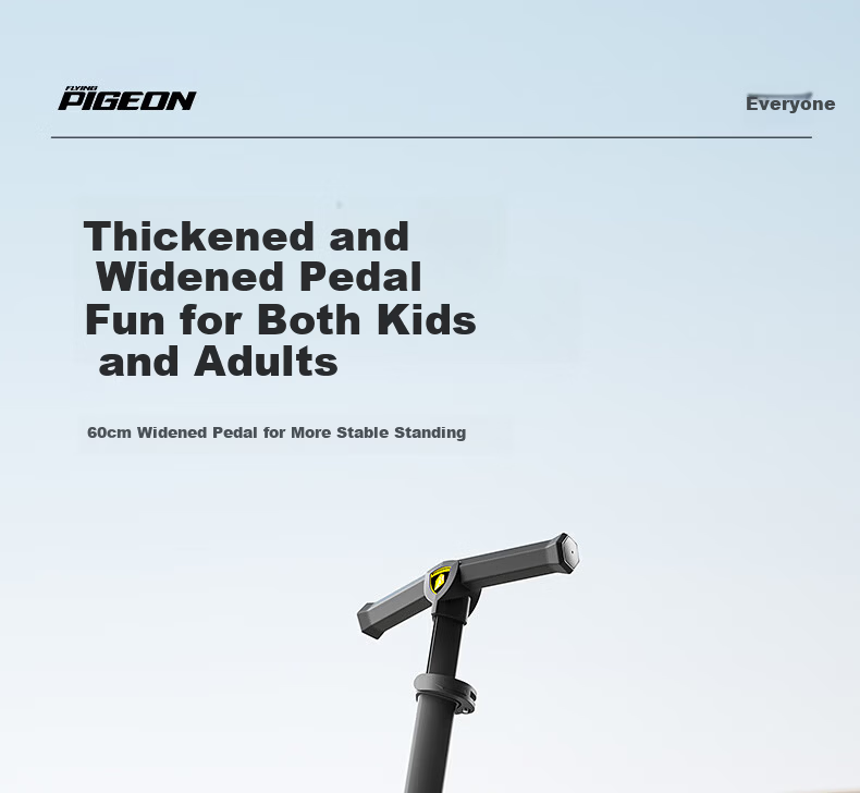 Feige Large Kids Scooter for Ages 3-6-12-14, Youth Student Commuter Scooter, Boys and Girls Anti-Tip Kick Scooter Gray 9