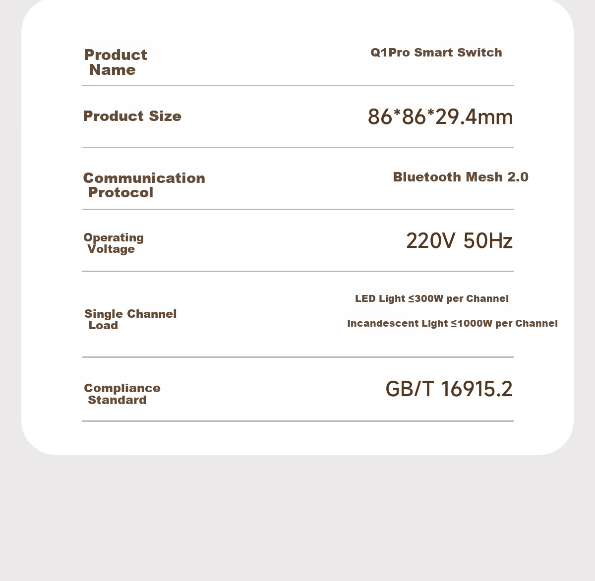 Flathead Bear Q1PRO Compatible Switch Socket 16A High Power Three-Prong Socket 86 Type Flush Wall Socket Gray 14