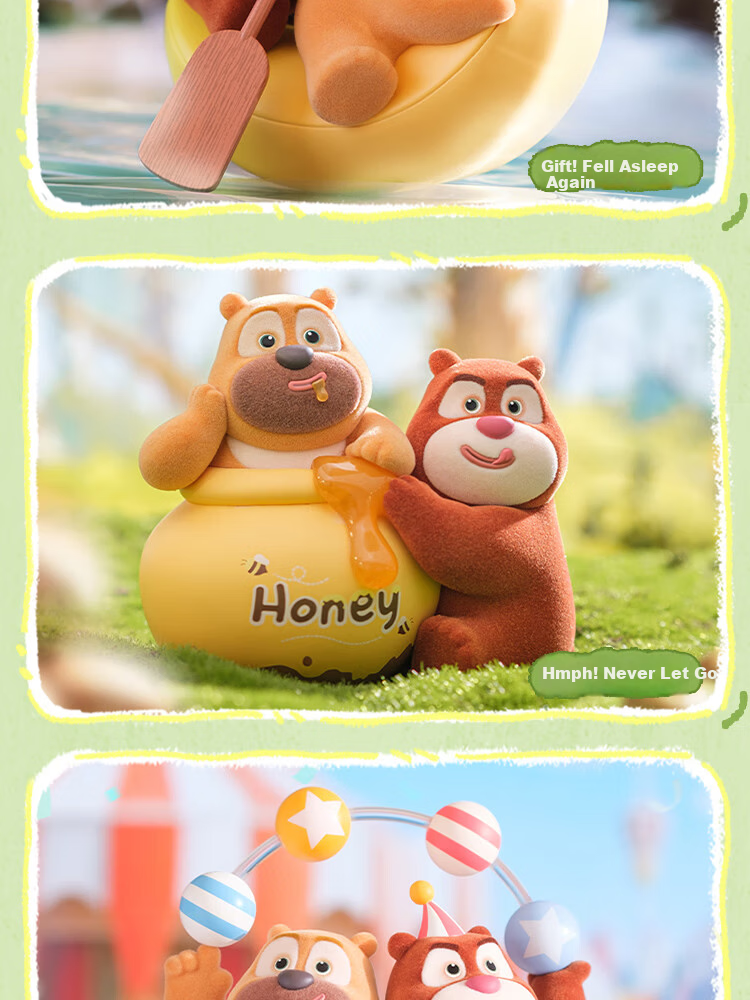 X11 SPACE Boonie Bears: The World with Bears Is Not Lonely Series Single Blind Box Gift Figurine Toy 7