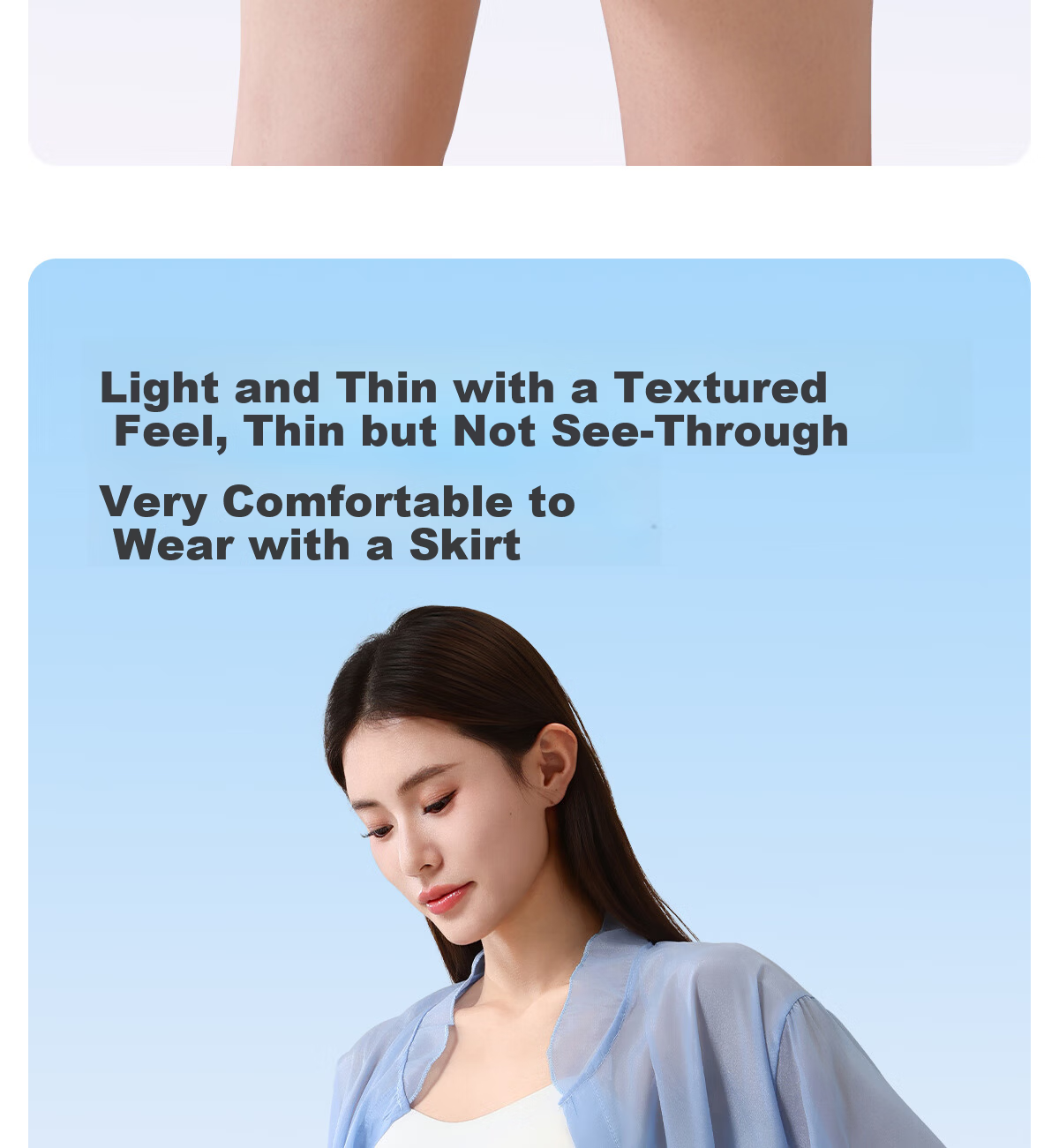 JOYNCLEON Maternity Safety Leggings Anti-Exposure Ice Silk High Waist Spring Summer Outerwear Skin Color L Jyk177099 10