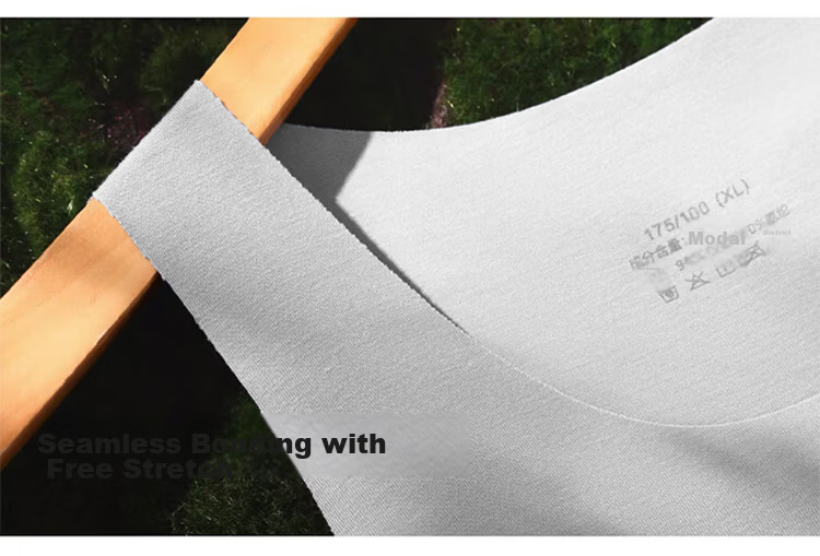 Nanjiren Modal Men's Vest Summer Thin Ice Silk Seamless Cooling Sports Base Vest 16