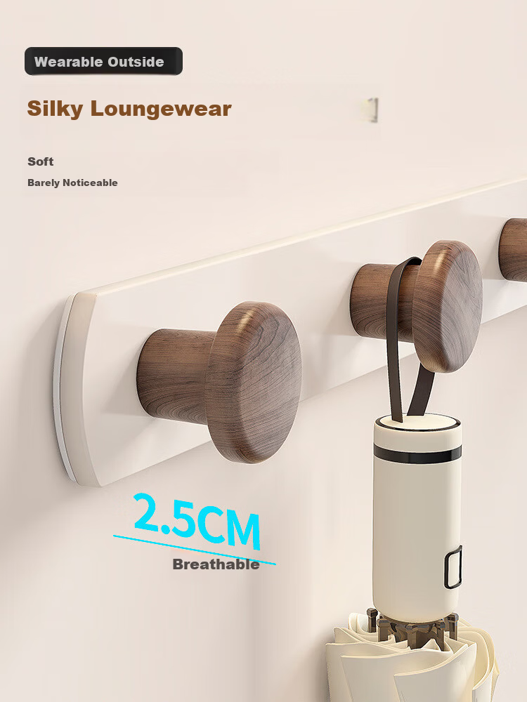 DSRAWMYT No-Drill Wall-Mounted Coat Hook Entryway Door Hat and Clothes Rack Wall Hanging Hook Rack 8