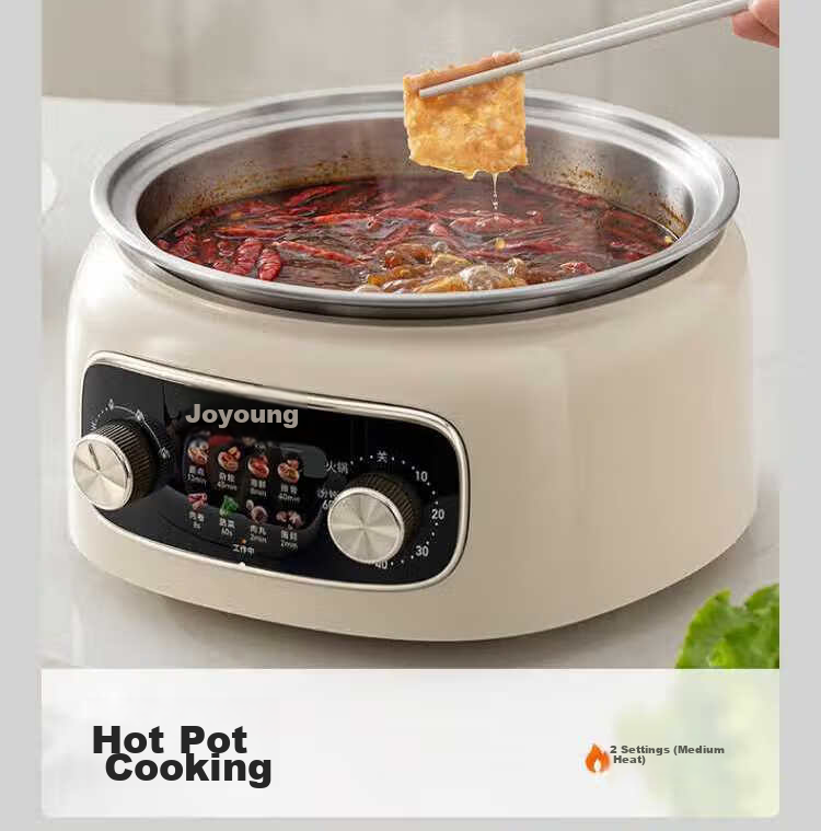 Joyoung 2026 New Stainless Steel 3-Layer Large Capacity Electric Steamer with Double Circulation and High Heat Fast Steaming for Fish Multifunctional Household Electric Cooker 10
