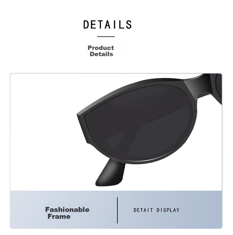 Hieyes Cat Eye Sunglasses for Women, Square Face, High-End UV Protection, Polarized HD Sunglasses 7