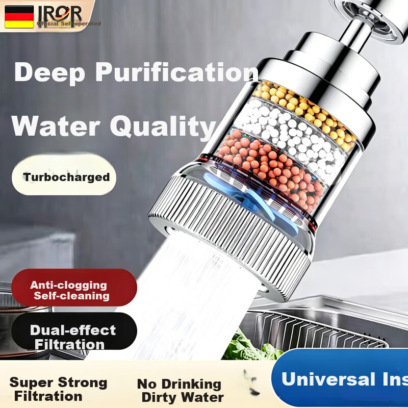 JROR Germany Faucet Extender Splash Guard Water Purifier Household Kitchen Aerator Filter